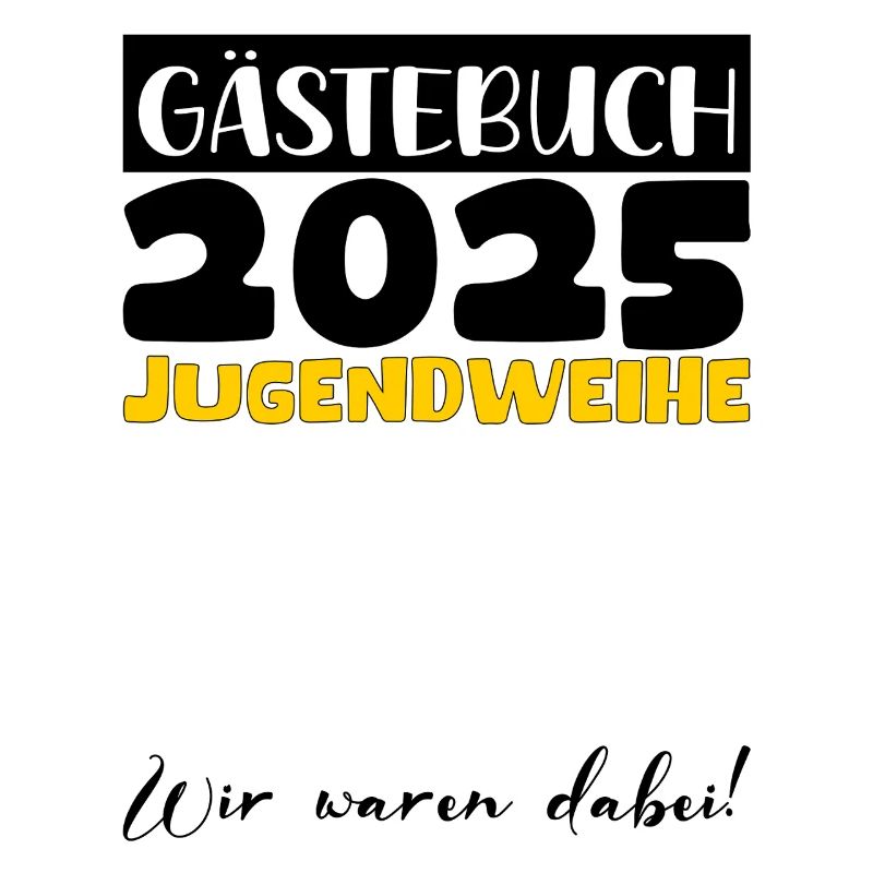 Jugendweihe 2025 Gästebuch Geschenk Mädchen Jungen