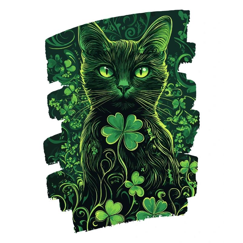St Patricks day Katze