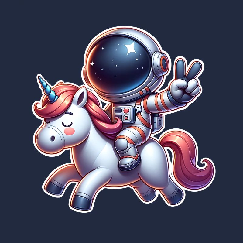 Astronaut Einhorn