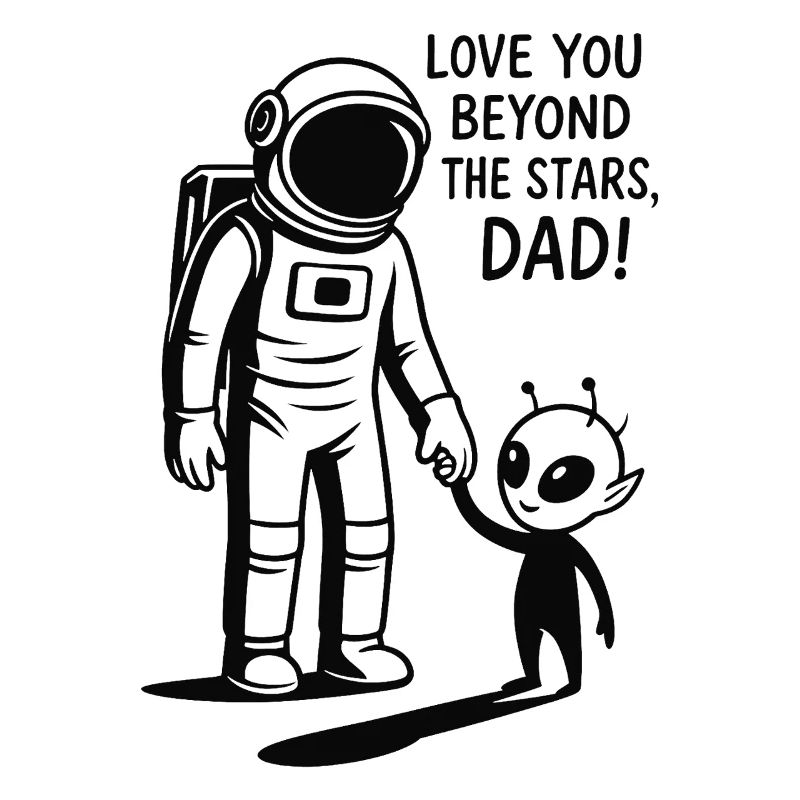 Ich liebe dich weiter als die Sterne Daddy