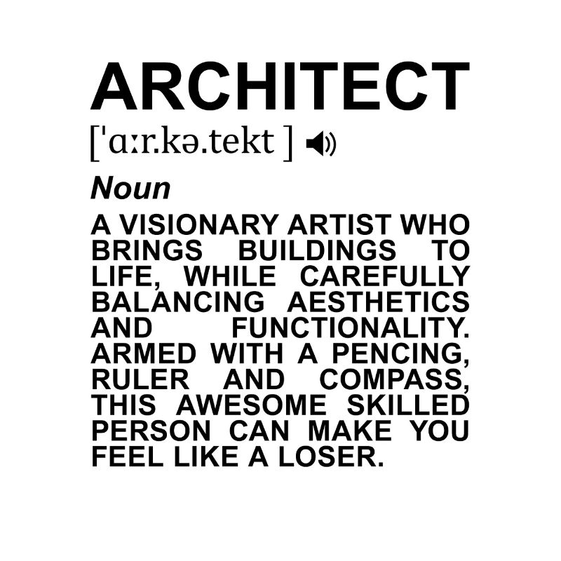 Signification de l’architecte
