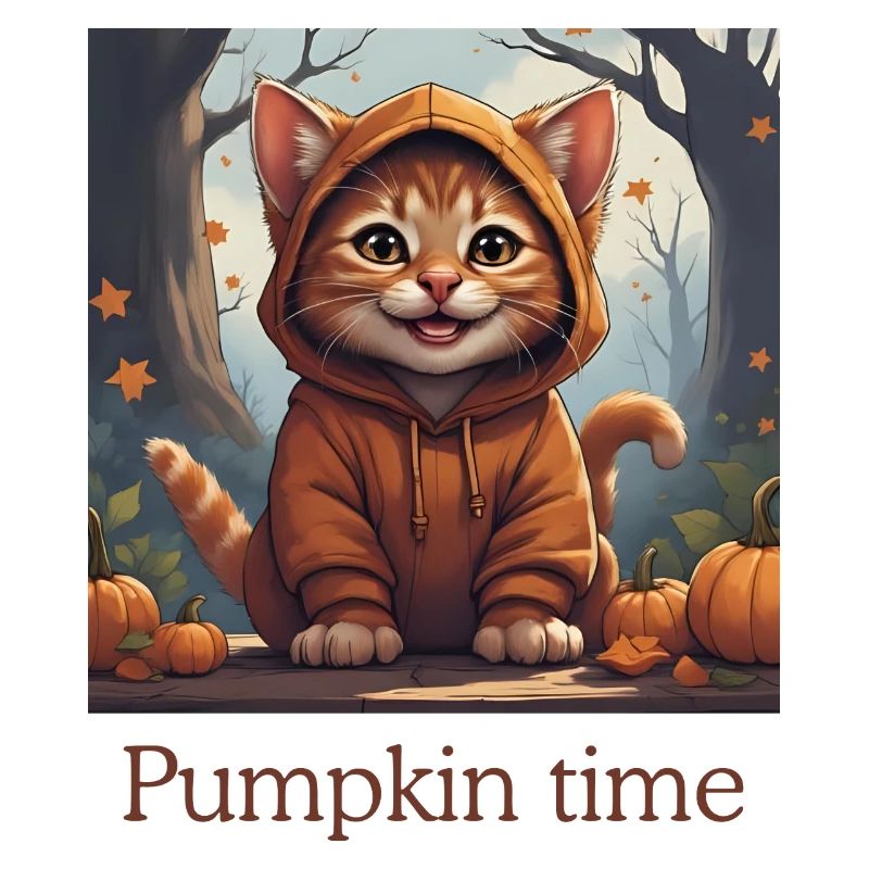 Chat mignon d’Halloween