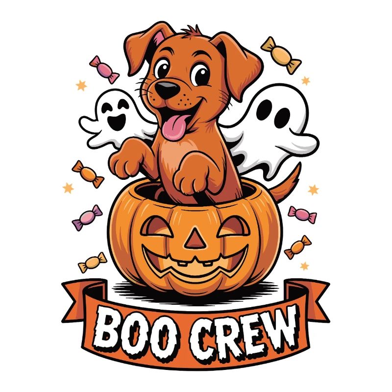 Boo Crew Halloween Foxred Labrador