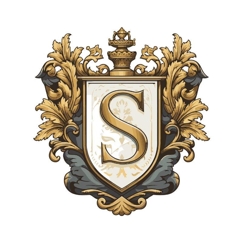 S Buchstabe Name Krone
