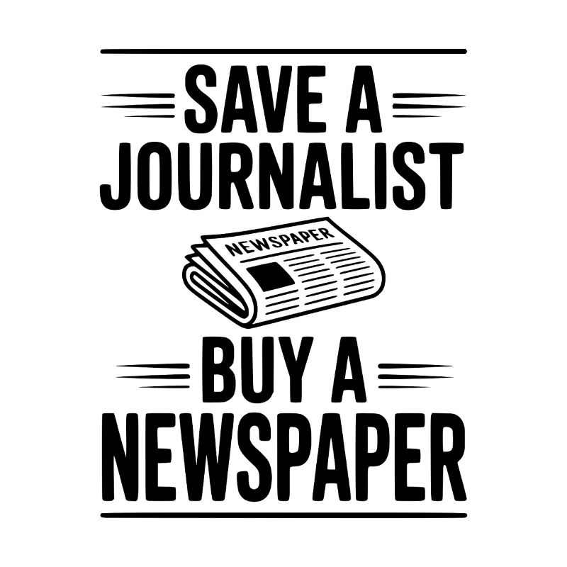 Retten Sie einen Journalisten, kaufen Sie eine Zeitung