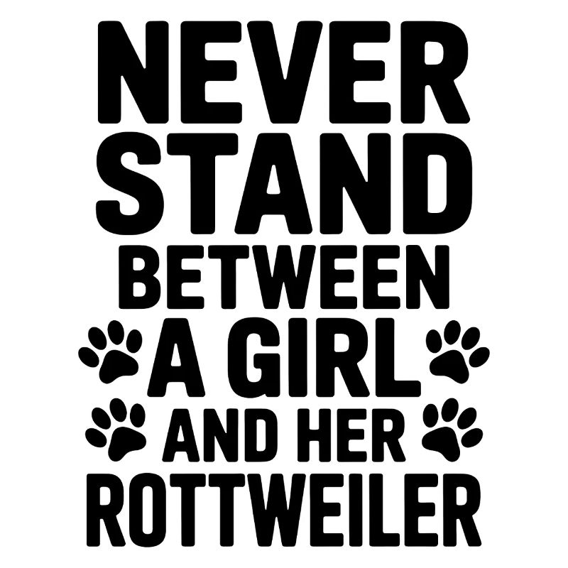 Rottweiler Spruch Mädchen Fun Rottweiler Geschenk