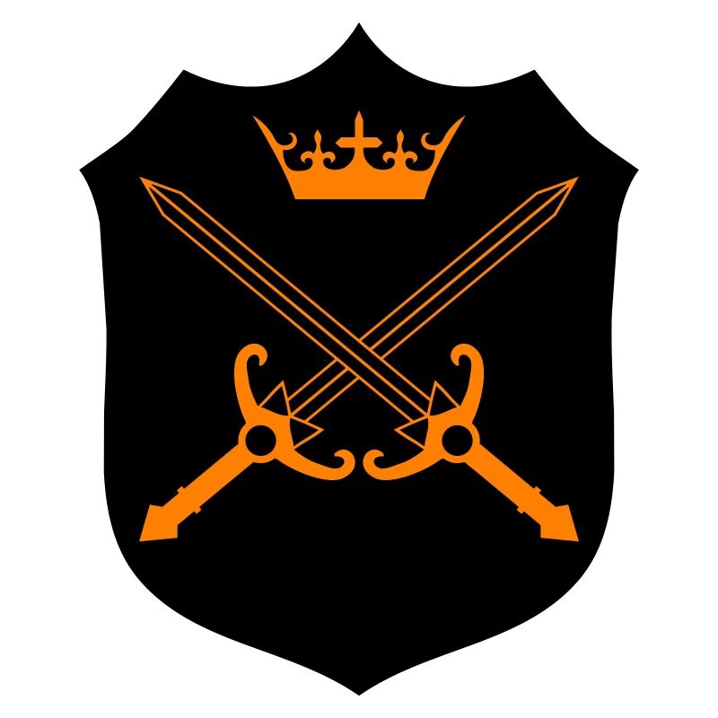 Emblème de la couronne des Épées Croix