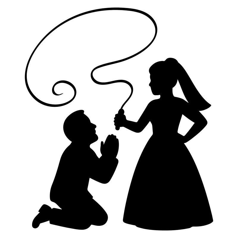 Brautpaar Ehepaar Peitsche