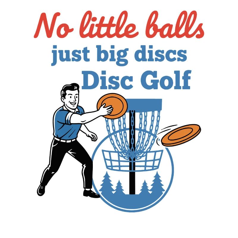 Pas de petites balles, juste de gros disques, disc golf, drôle