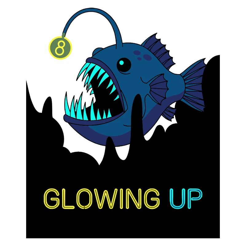 Glowing Up 8. Geburtstag Anglerfisch