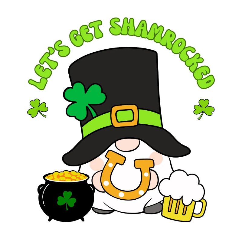 Lets Get Shamrocked Leprechaun Tee