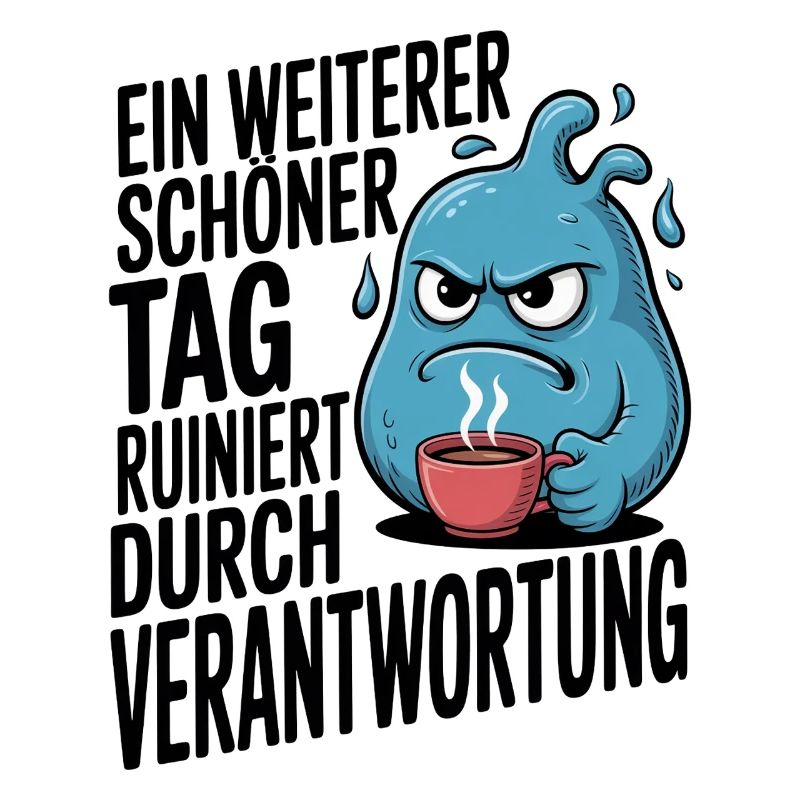 Schöner Tag ruiniert durch Verantwortung Spruch