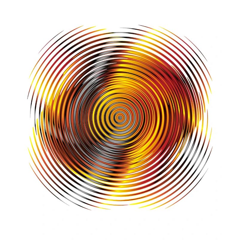 Spirale de couleur en tourbillon circulaire