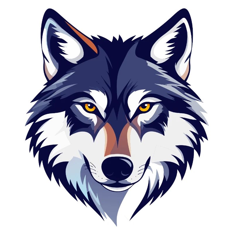 Wolfsblick Wolfskopf Wolf Kopf Motiv