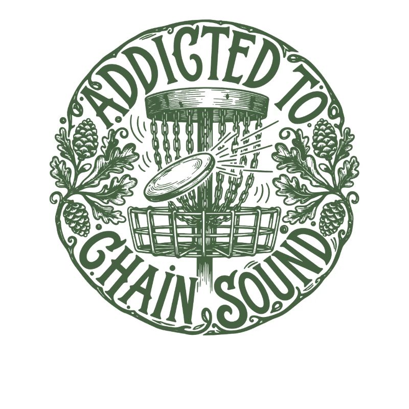 Addicted To Chain Sound Disc Golf Disc Golfer