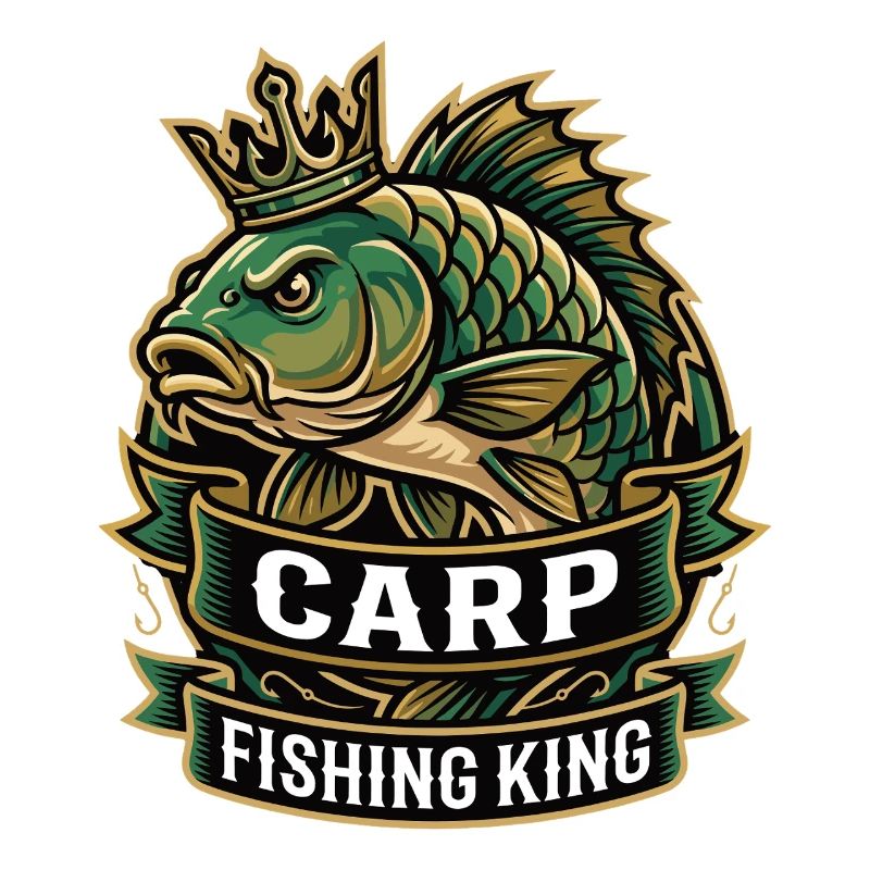 Conception du roi de la pêche à la carpe Karpfen