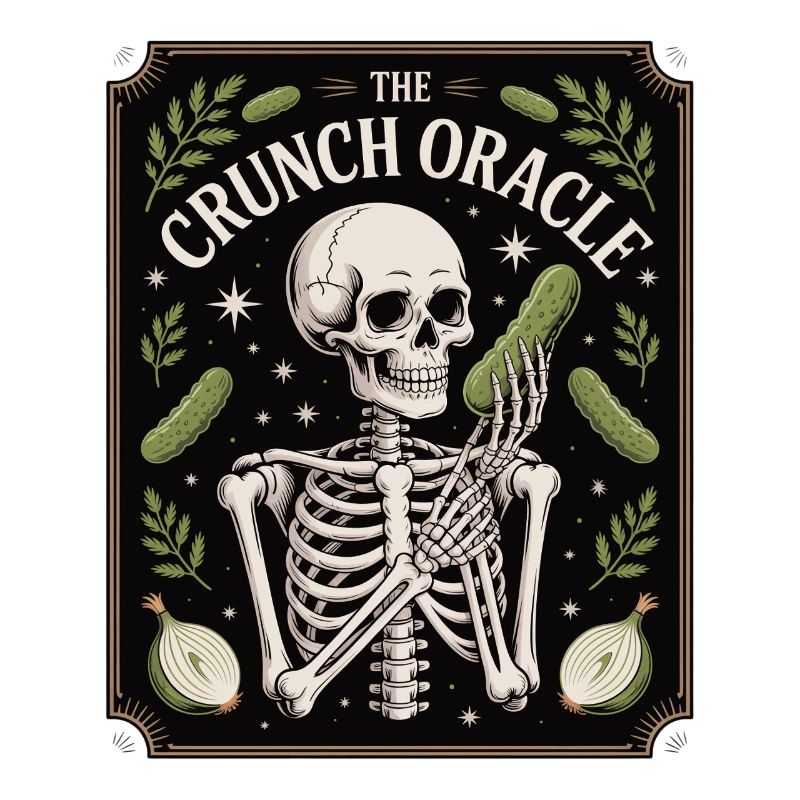 Le croquant Oracle Squelette Et Concombres Humour