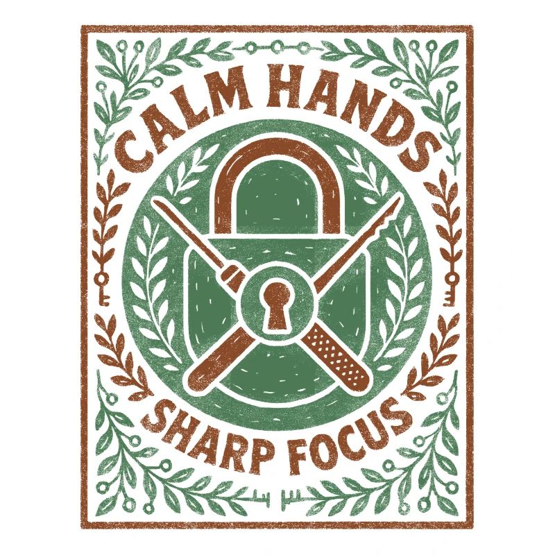 Mains stables : Concentration | Locksport Motivation