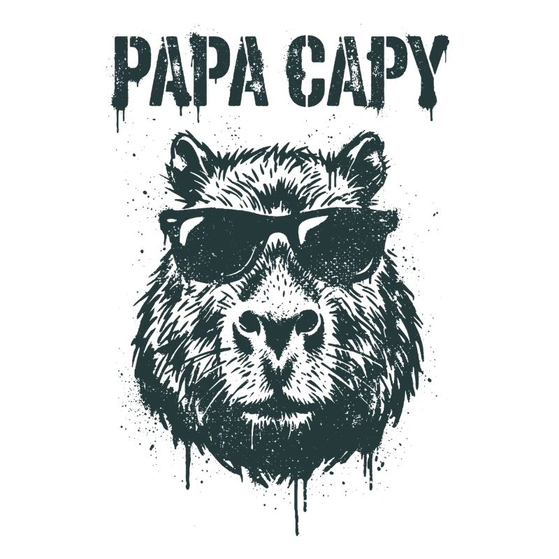 Papa Capy - Capybara Father's Day