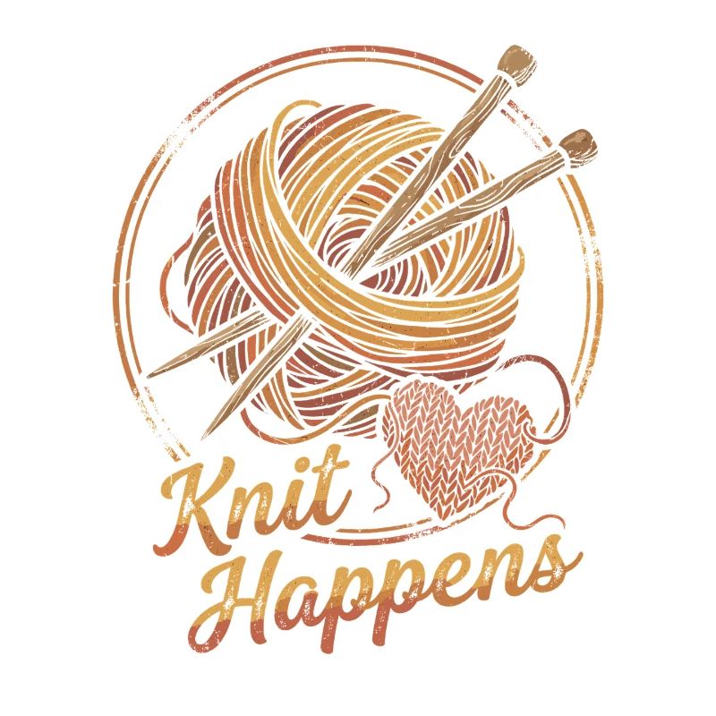 Conception de tricot en forme de cœur