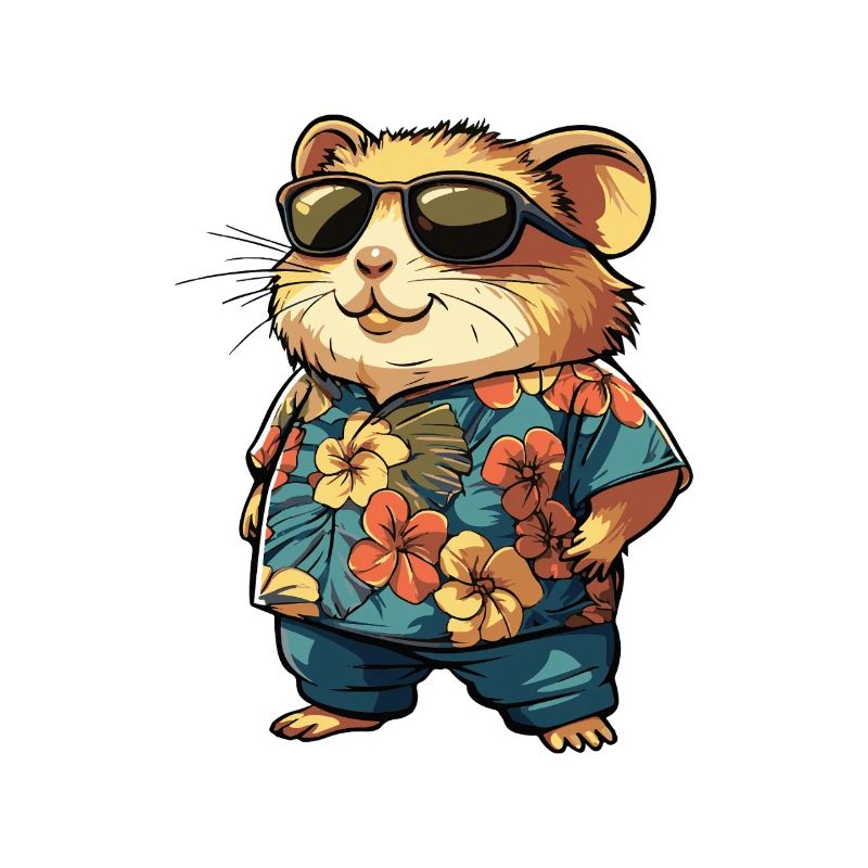 Vacances de la bande dessinée Hamster