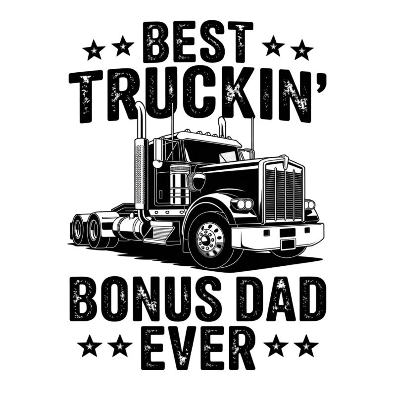 Bester Trucker Papa Bonus Dad