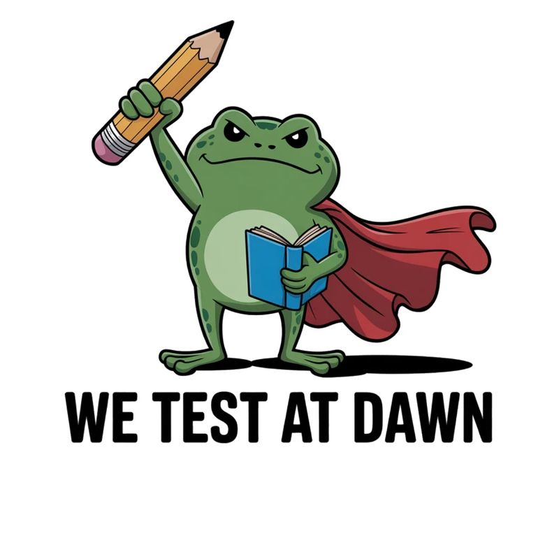 Dawn-Tested Frog Superhero