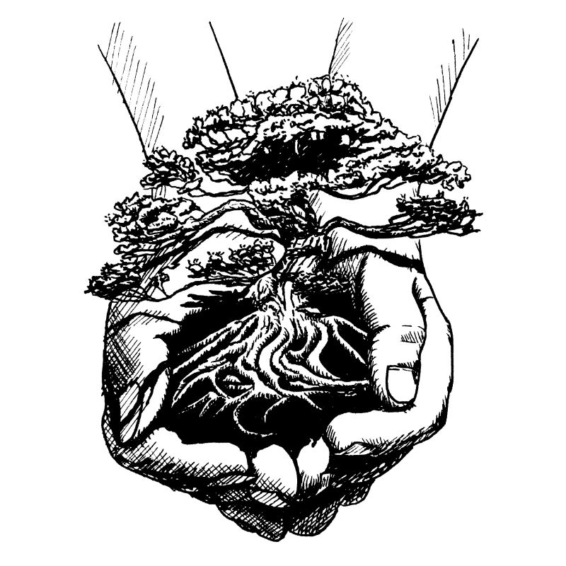 Hände Baum des Lebens