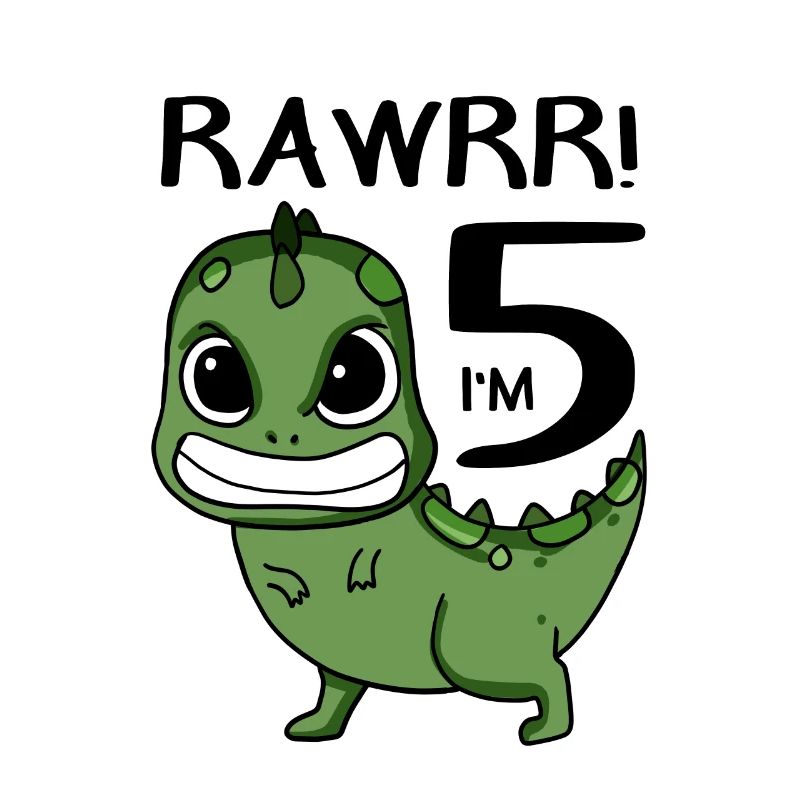 5. Geburtstag Dinosaurier - 5. Klasse Geschenk