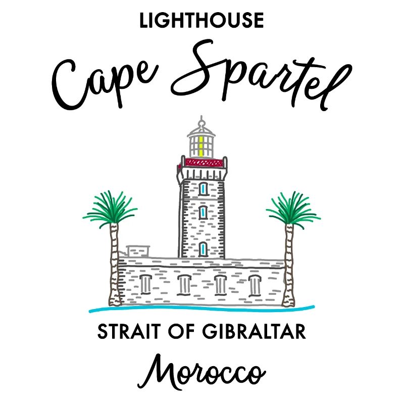 Maroc, Phare du Cap Spartel, Gibraltar