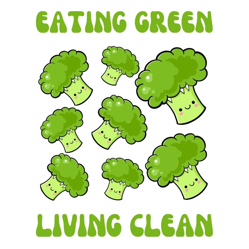 Végétarien, manger vert, vivre propre