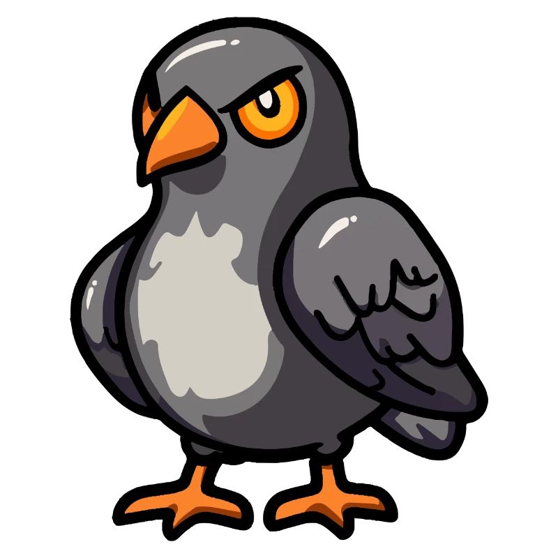 Dove Bird Halloween Comic Funny