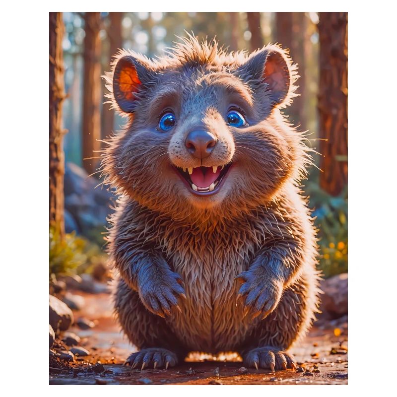 animal australien super mignon Down Under Wombat