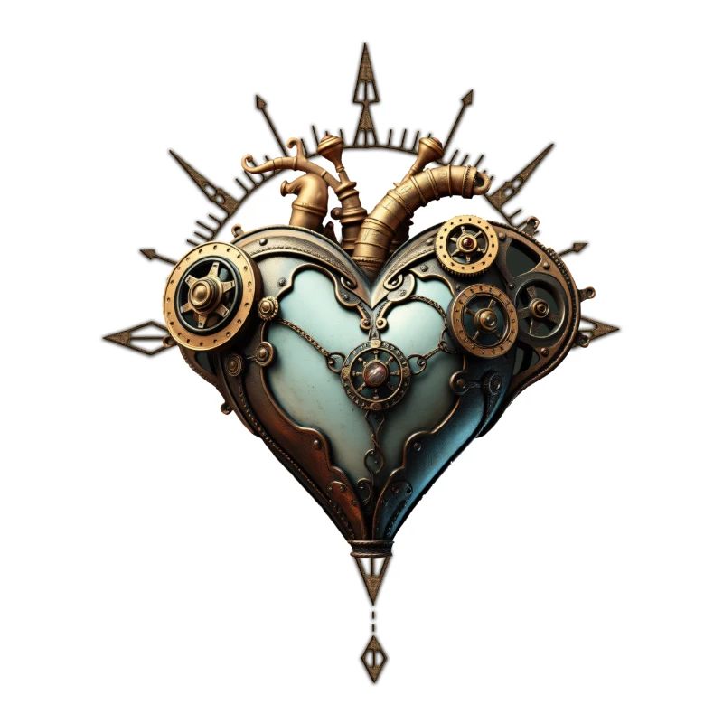 Fascinating steampunk heart