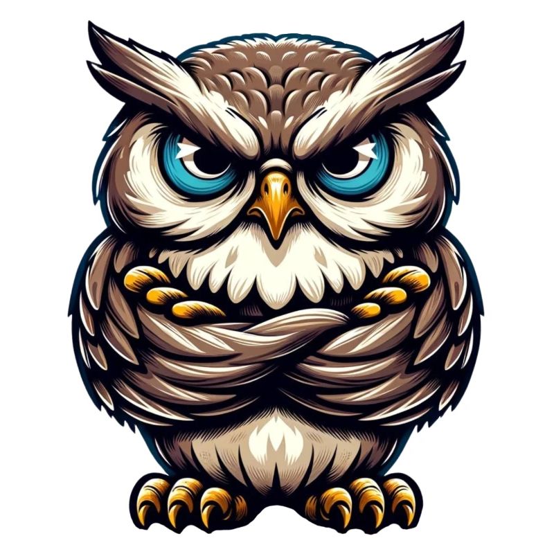 Grumpy Owl