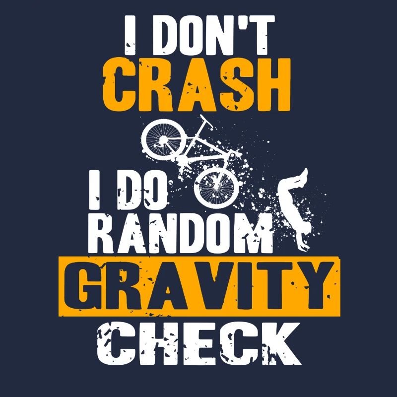 Funny Bicycle Random Gravity Check Humor