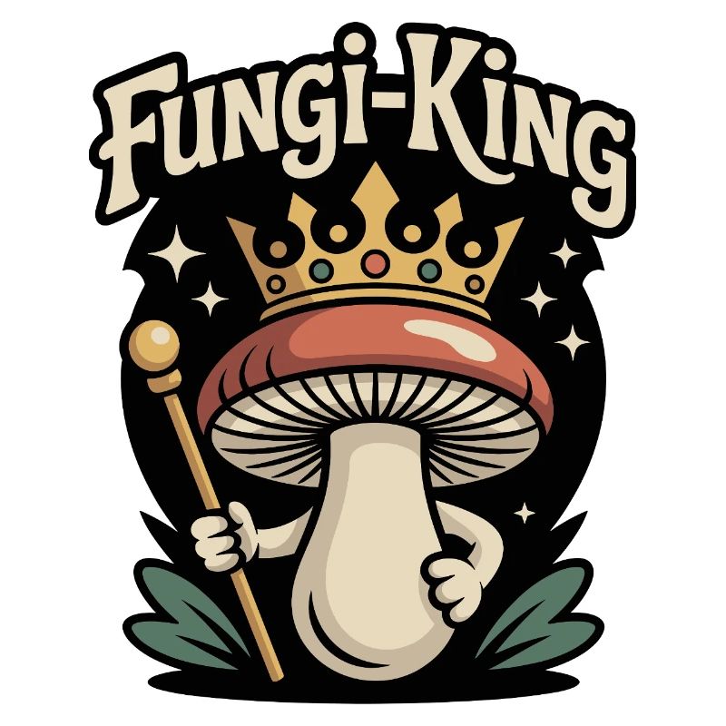 Champignon King Champignon drôle
