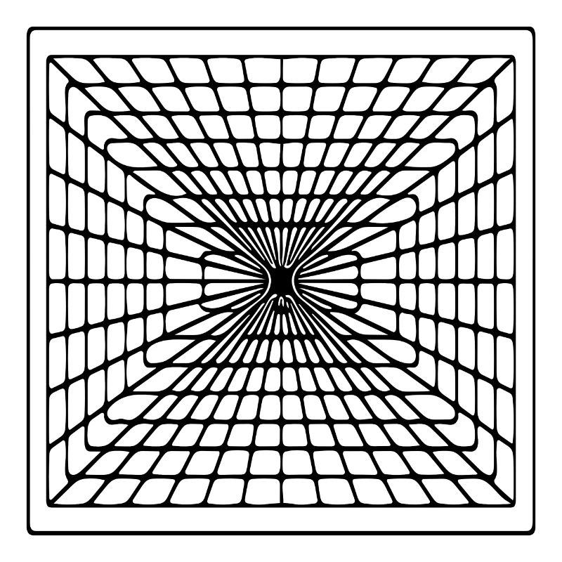 Lignes carrées géométriques