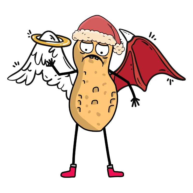 St. Nicholas peanut heavenly devilish xmas Santa
