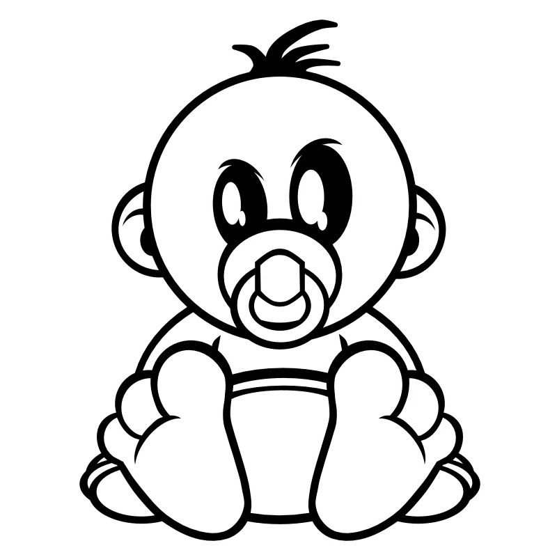 baby kleiner junge schnuller