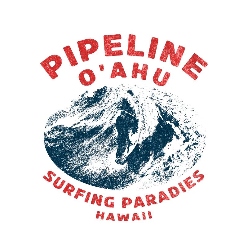 Paradis de surf Pipeline O’ahu