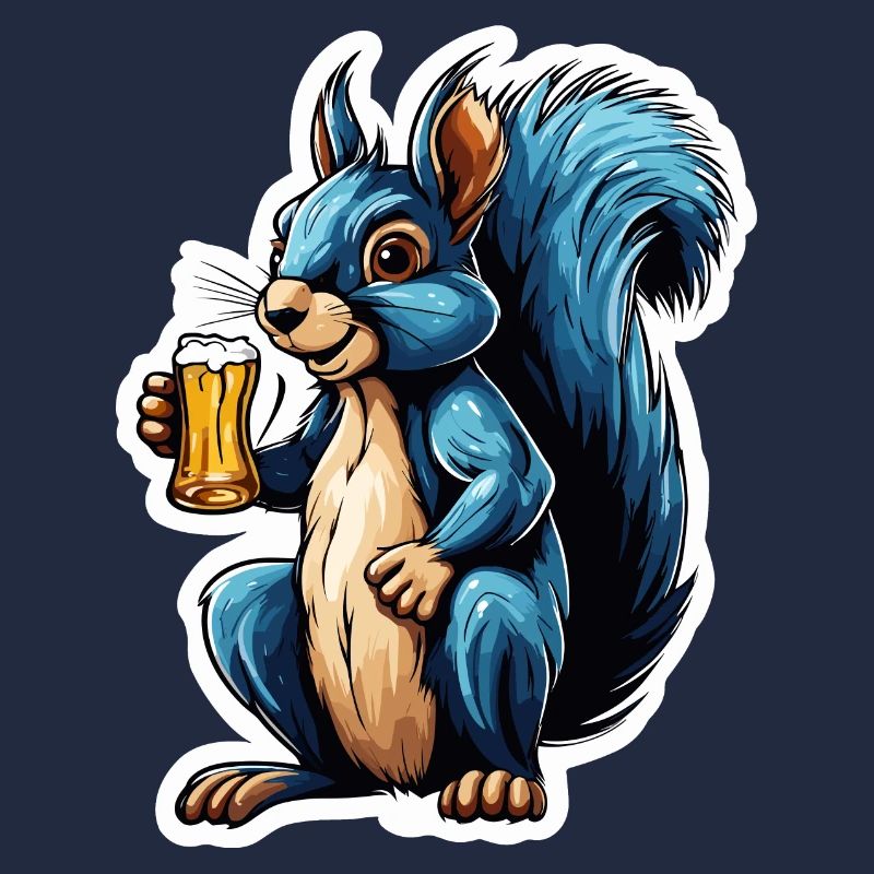 Eichhörnchen / Tier / Nagetier / Waldtier / Comic
