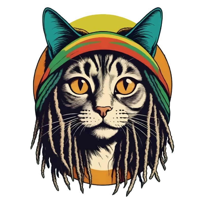 Coole Rasta-Katze