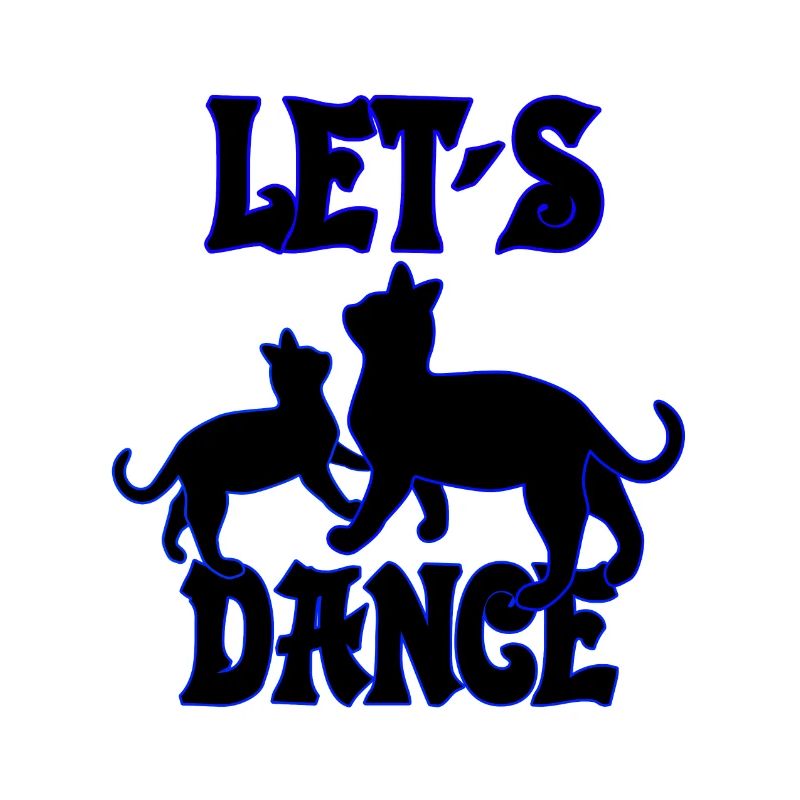 Cats dance together