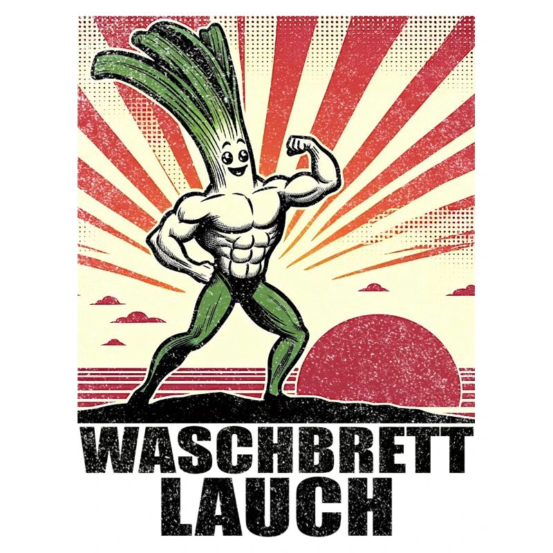 Washboard Garlic with Washboard Abs