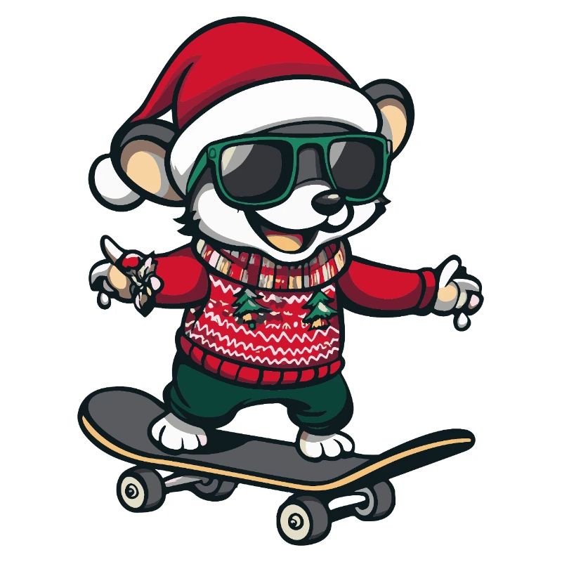 Mouse Christmas Funny
