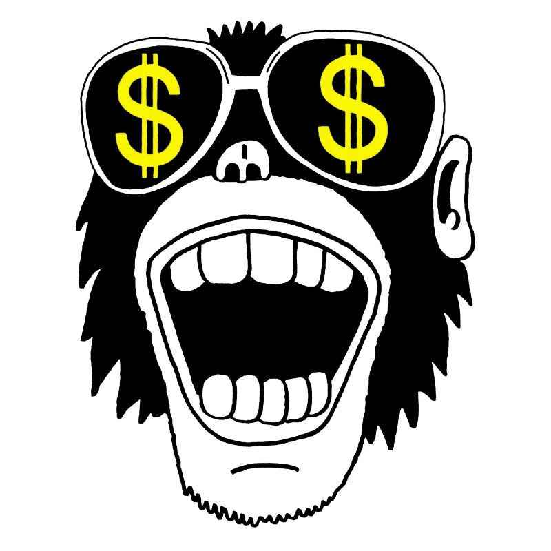 Monkey with glasses