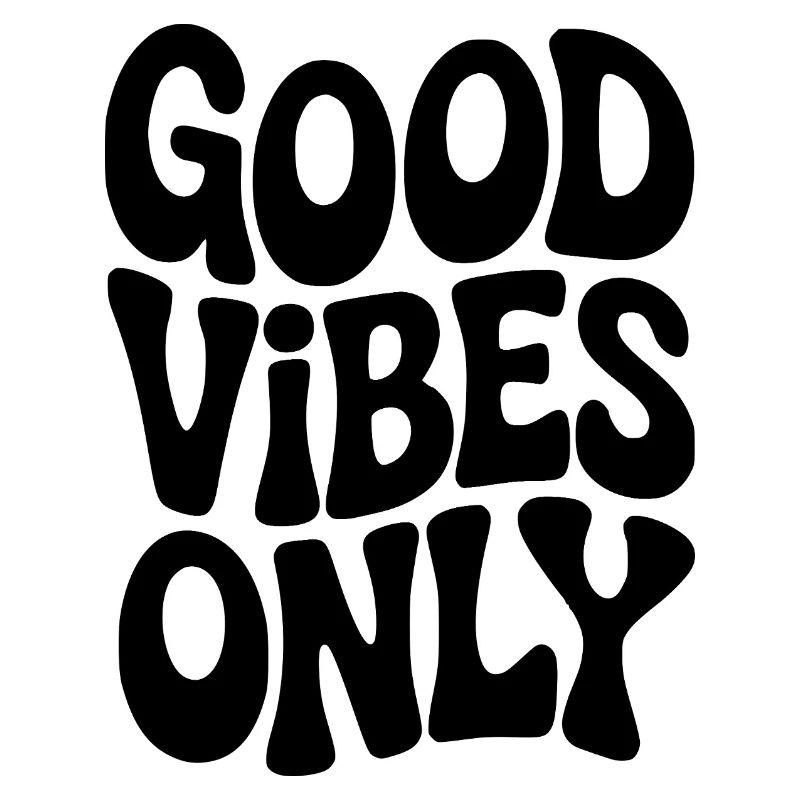 Typographie Vibing en noir