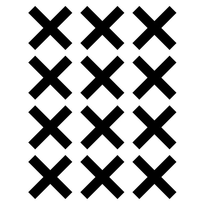 X pattern grid design