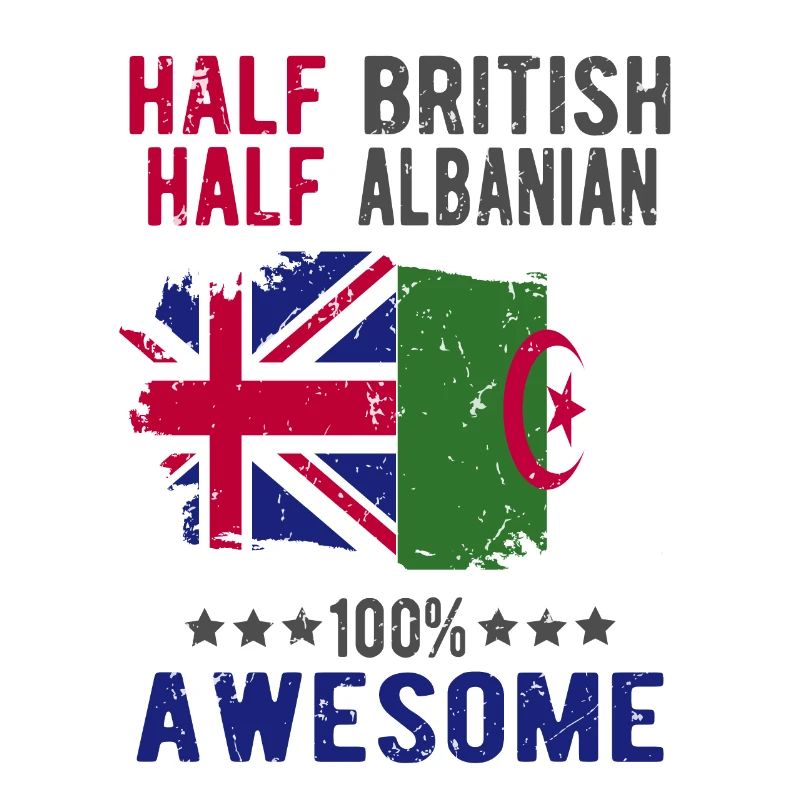 Moitié britannique moitié albanais